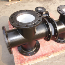 BSEN545 OU ISO2531 Ferro Dúctil All Flanged Cross